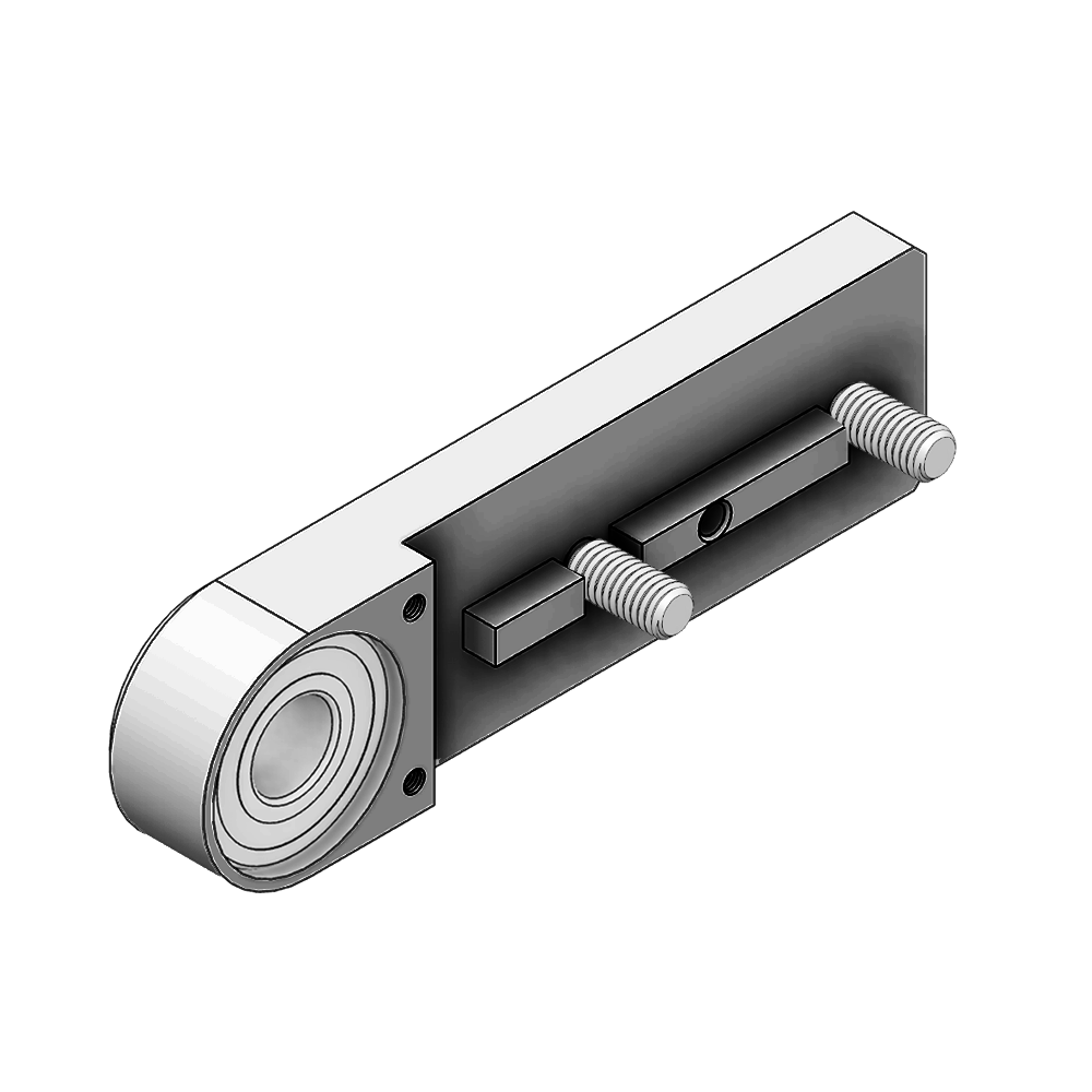 85-020-1 MODULAR SOLUTIONS CONVEYOR PART<BR>45 PROFILE CONVEYOR BEARING W/ 20MM BORE